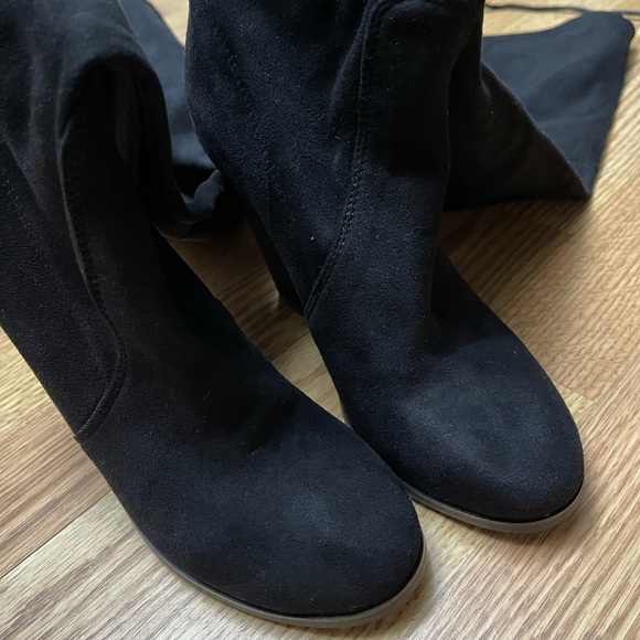 Over the knee boots in black size 5.5 (225) - Picture 7 of 10